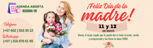 BANNER DIA DE LA MADRE 2024. FLORISTERIAS EN CALI