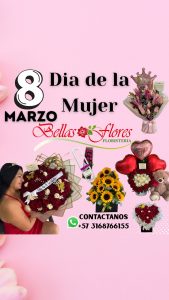 Flores para el Día de la Mujer en Cali con entrega 8 de marzo